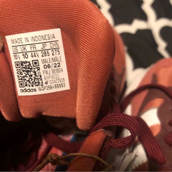 🛑Sold🛑Retropy F90 Originals Shoes HP8023 Casual Sport Burgundy Men Sz 10.5 - Picture 7 of 12